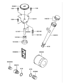 Fh680v-As29 Lubrication Equipment Diagram and Parts List for M54-KW (53BB5DBW150-23-HP)(2003 1/2) Cub Cadet Lawn Tractor